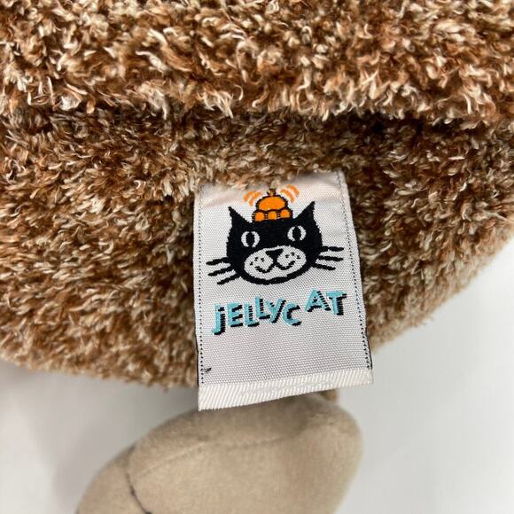 Jellycat Tum Tum Monkey Plush Brown 13 Inch Chimp Long Tail Stuffed Beans - Picture 3 of 10